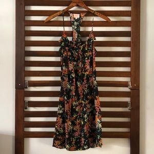 Parker - Silk Racerback Floral Dress